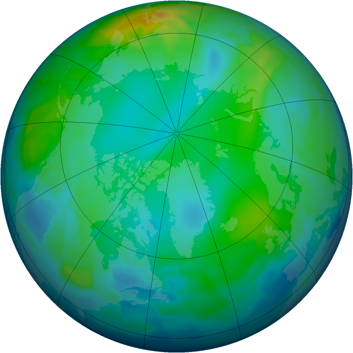 Arctic ozone map for 23 November 2012